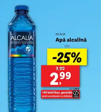 Lidl ALCALIA Apă alcalină Ofertă