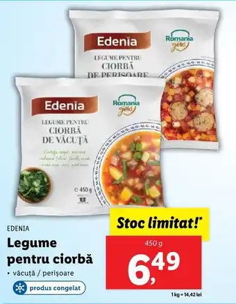 Lidl EDENIA Legume pentru ciorbă Ofertă