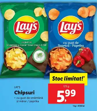 Lidl LAY'S Chipsuri Ofertă