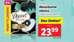 Lidl DISCREET Absorbante zilnice Ofertă