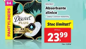 Lidl DISCREET Absorbante zilnice Ofertă