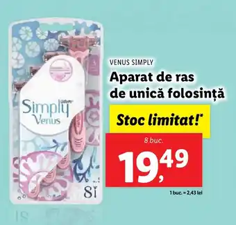 Lidl VENUS SIMPLY Aparat de ras de unică folosință Ofertă