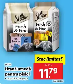 Lidl SHEBA Hrană umedă pentru pisici Ofertă