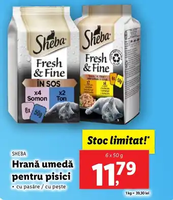 Lidl SHEBA Hrană umedă pentru pisici Ofertă