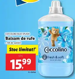 Lidl COCCOLINO BLUE SPLASH Balsam de rufe Ofertă