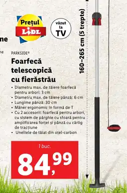 Lidl PARKSIDE Foarfecă telescopică cu fierăstrău Ofertă