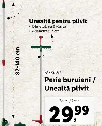 Lidl PARKSIDE Perie buruieni / Unealtă plivit Ofertă