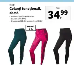 Lidl CRIVIT Colanți funcționali, damă Ofertă