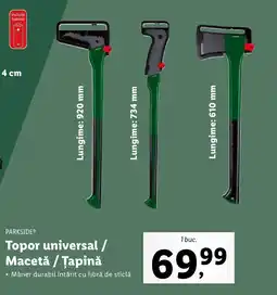 Lidl PARKSIDE Topor universal / Macetǎ / Țapină Ofertă