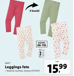 Lidl Leggings fete Ofertă