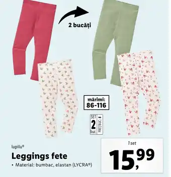 Lidl Leggings fete Ofertă