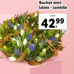 Lidl Buchet mixt lalele - zambile Ofertă