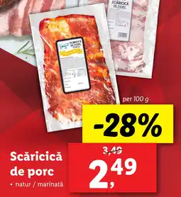 Lidl Scăricică de porc Ofertă