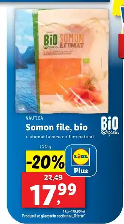 Lidl NAUTICA Somon file, bio Ofertă