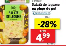 Lidl CHEF SELECT Salată de legume cu piept de pui Ofertă