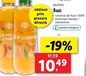 Lidl SOLEVITA Suc Ofertă