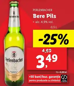 Lidl PERLENBACHER Bere Pils Ofertă