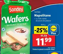 Lidl TASTINO Napolitane Ofertă