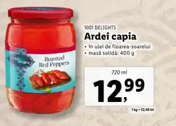 Lidl 1001 DELIGHTS Ardei capia Ofertă