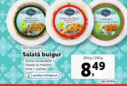 Lidl 1001 DELIGHTS Salată bulgur Ofertă