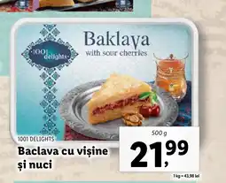 Lidl 1001 DELIGHTS Baclava cu visine şi nuci Ofertă