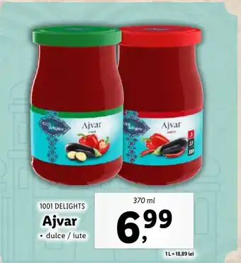 Lidl 1001 DELIGHTS Ajvar Ofertă