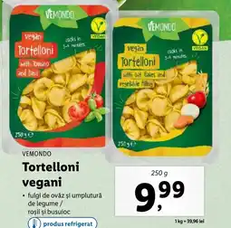 Lidl VEMONDO Tortelloni vegani Ofertă