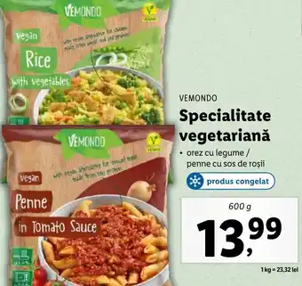 Lidl VEMONDO Specialitate vegetariană Ofertă