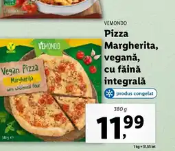 Lidl VEMONDO Pizza Margherita, vegană, cu făină integrală Ofertă