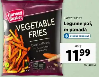 Lidl HARVEST BASKET Legume pai, în panadǎ Ofertă