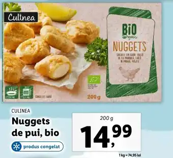 Lidl CULINEA Nuggets de pui, bio Ofertă