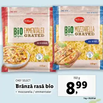 Lidl CHEF SELECT Brânză rasă bio Ofertă