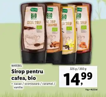 Lidl MARIBEL Sirop pentru cafea, bio Ofertă