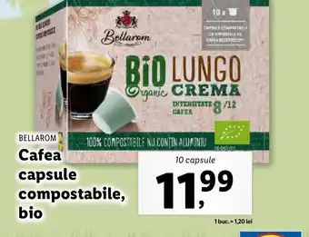 Lidl BELLAROM Cafea capsule compostabile, bio Ofertă