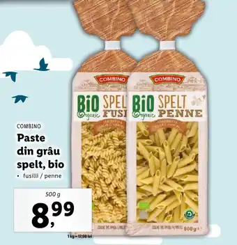 Lidl COMBINO Paste din grâu spelt, bio Ofertă