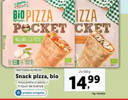 Lidl TRATTORIA ALFREDO Snack pizza, bio Ofertă