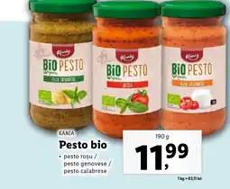 Lidl KANIA Pesto bio Ofertă