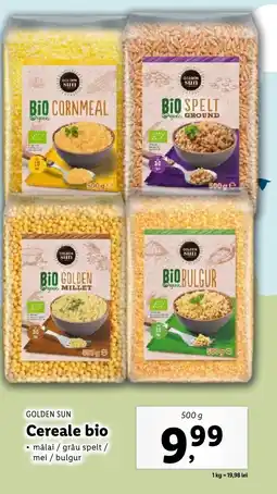 Lidl GOLDEN SUN Cereale bio Ofertă