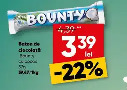 PROFI Baton de ciocolată Bounty cu cocos Ofertă