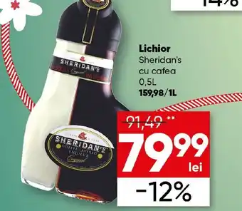 PROFI Lichior Sheridan's cu cafea Ofertă