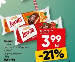 PROFI Biscuiţi Lovita portocală / căpşuni / Ofertă