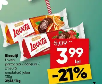 PROFI Biscuiţi Lovita portocală / căpşuni / Ofertă