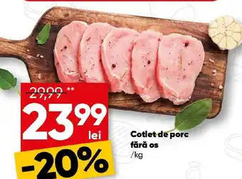 PROFI Cotlet de porc fără os Ofertă