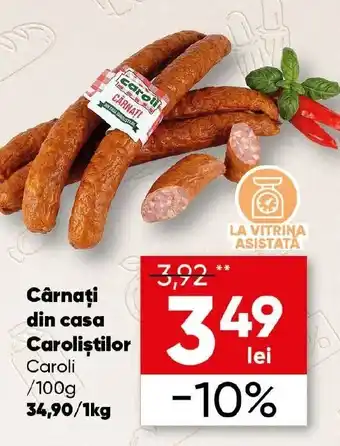 PROFI Cârnaţi din casa Caroliştilor Caroli Ofertă