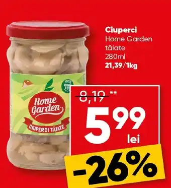 PROFI Ciuperci Home Garden tăiate Ofertă