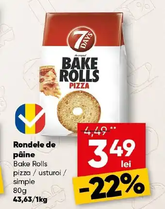 PROFI Rondele de pâine Bake Rolls Ofertă