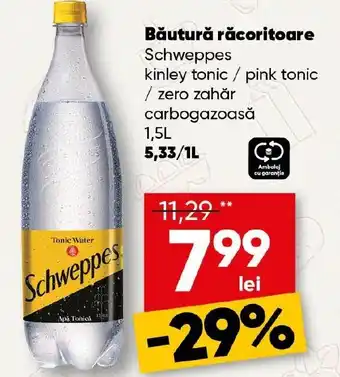 PROFI Băutură răcoritoare Schweppes kinley tonic pink tonic / zero zahăr carbogazoasă Ofertă