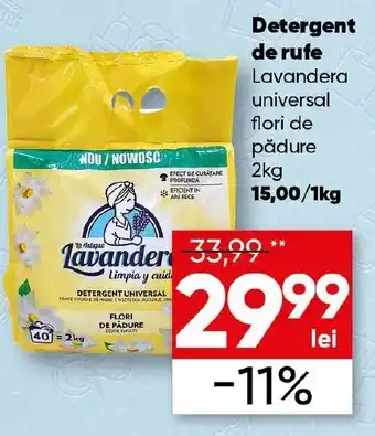 PROFI Detergent de rufe Lavandera universal flori de pădure Ofertă