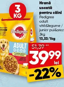 PROFI Hrană uscată pentru câini Pedigree Ofertă