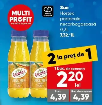 PROFI Suc Hortex portocale necarbogazoasă Ofertă